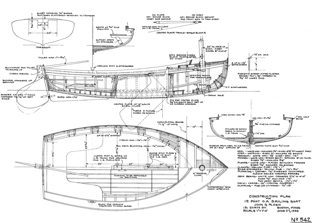 Sailing Dinghy Plans